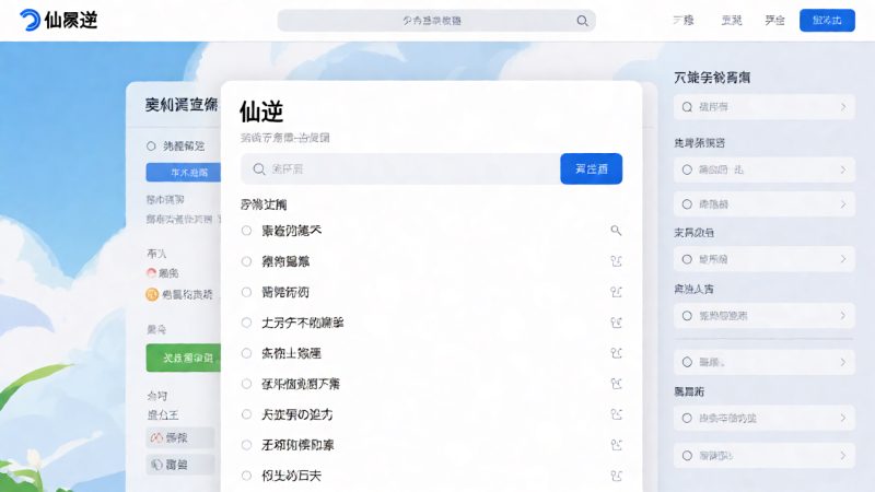 仙逆 小说笔趣阁 搜索全景:大家都在搜什么 配图